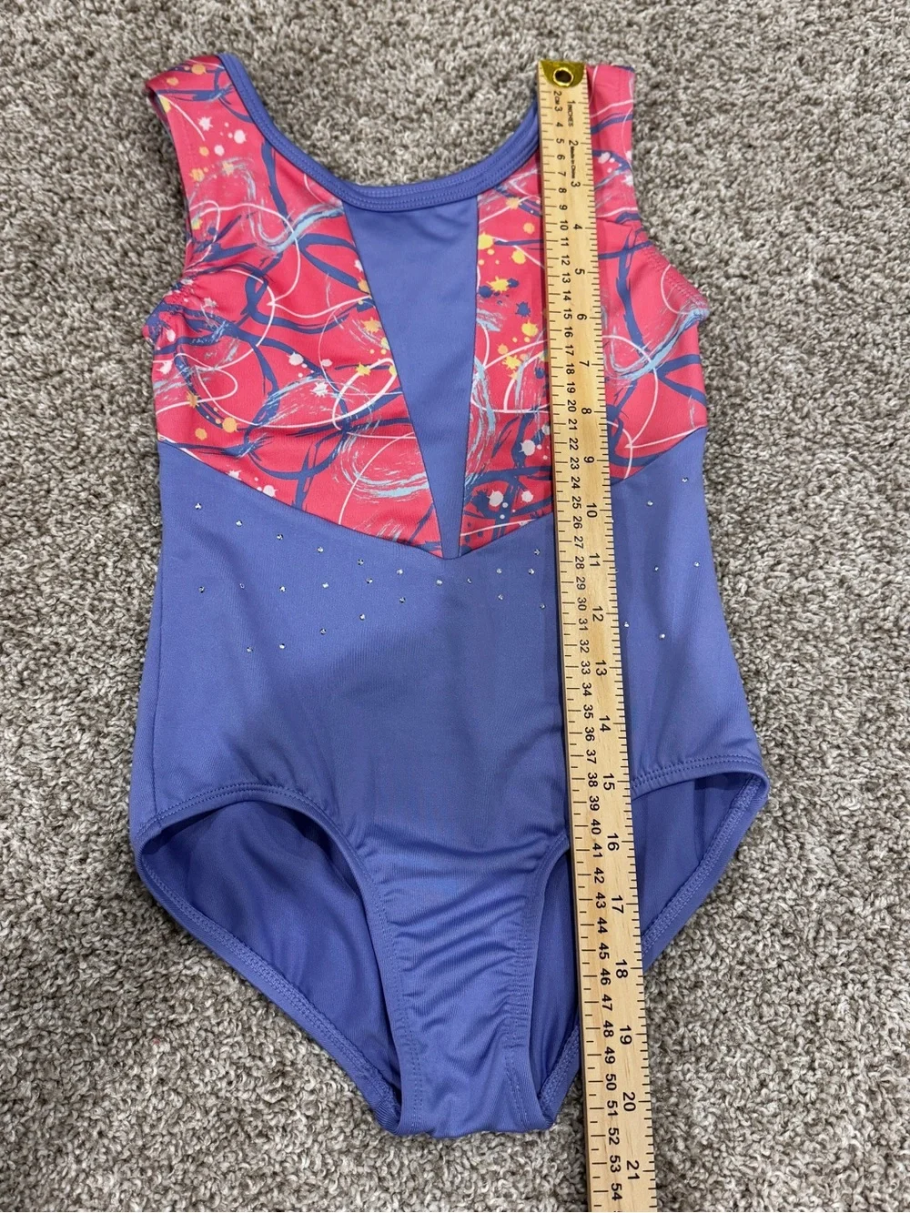 Cat & Jack Girls Gymnastics‎ Leotard Size M 8 Pink Purple Dance